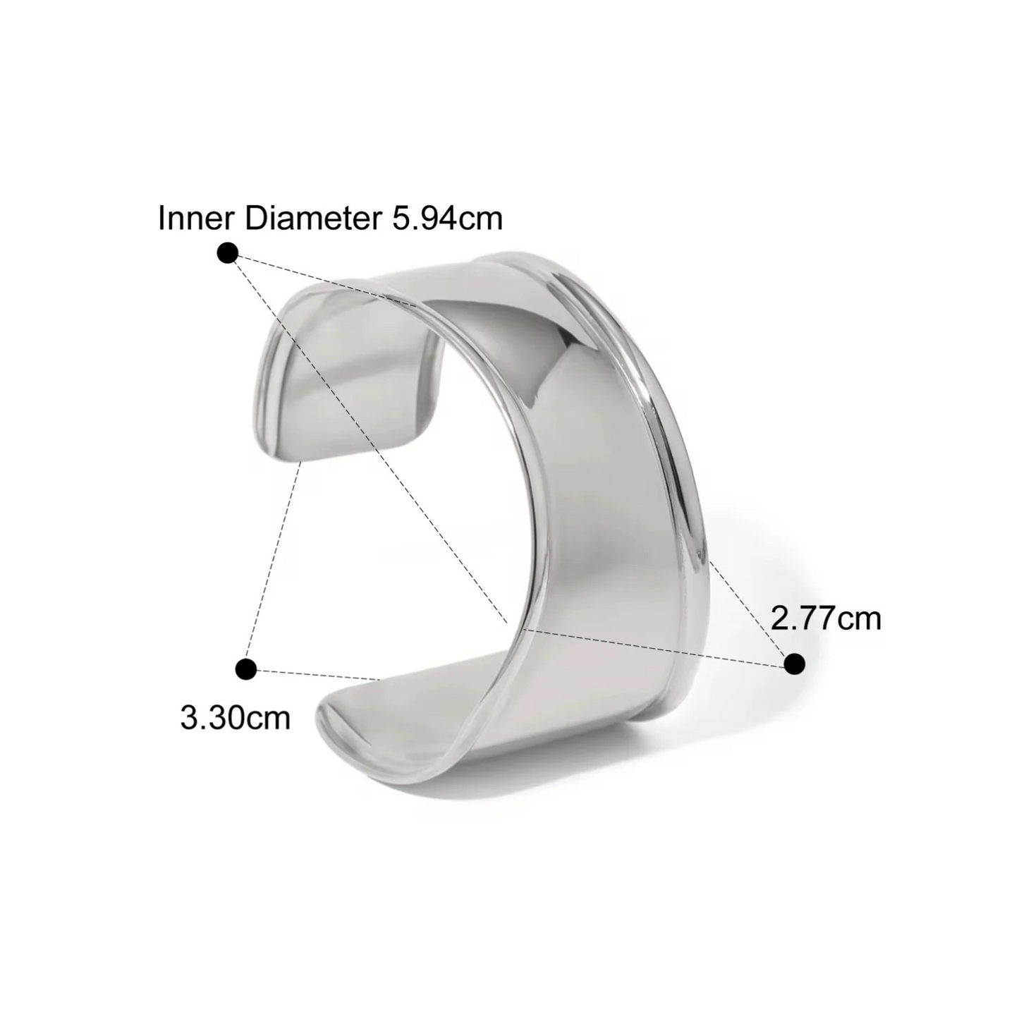 Frostline Cuff Bracelet