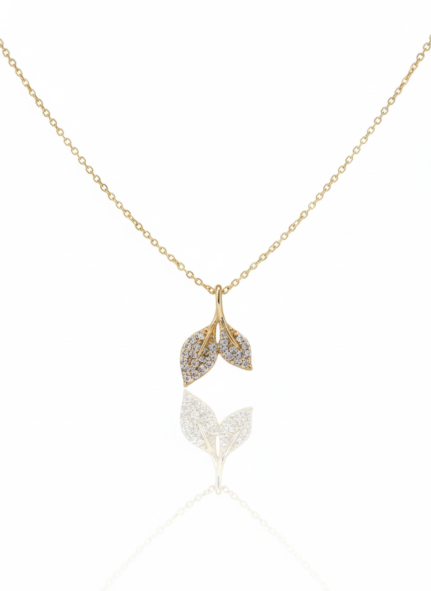 Aurora Leaf Necklace