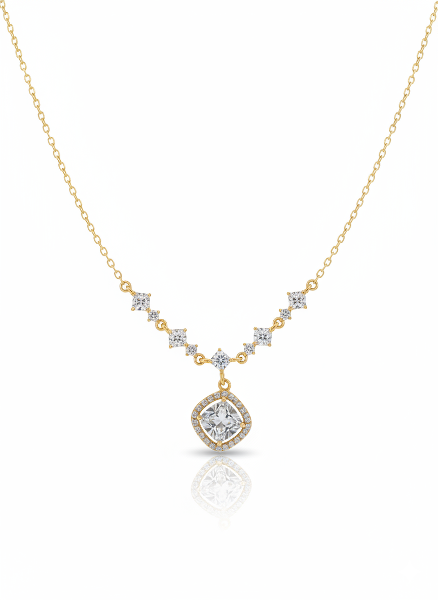 Solitaire Spark Necklace