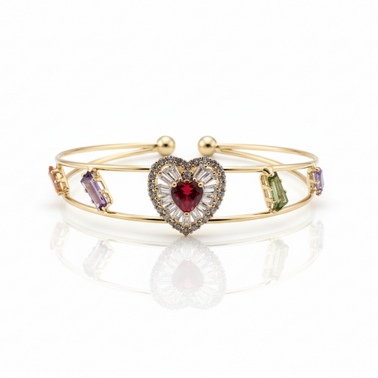 Aura Heart Bangle