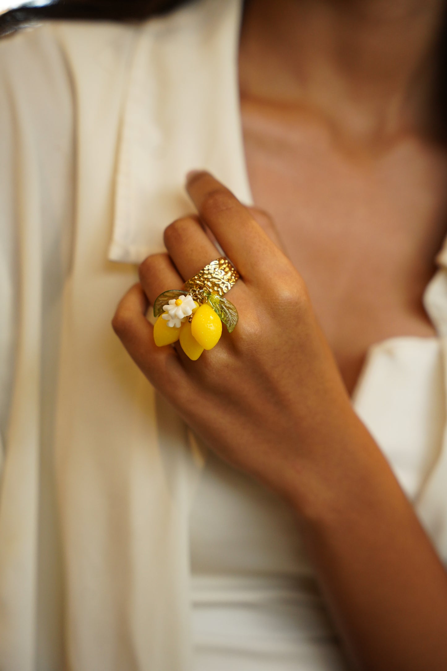 Camellia Bloom Ring