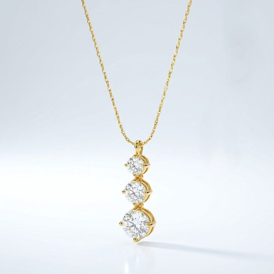 Trio Drop Necklace