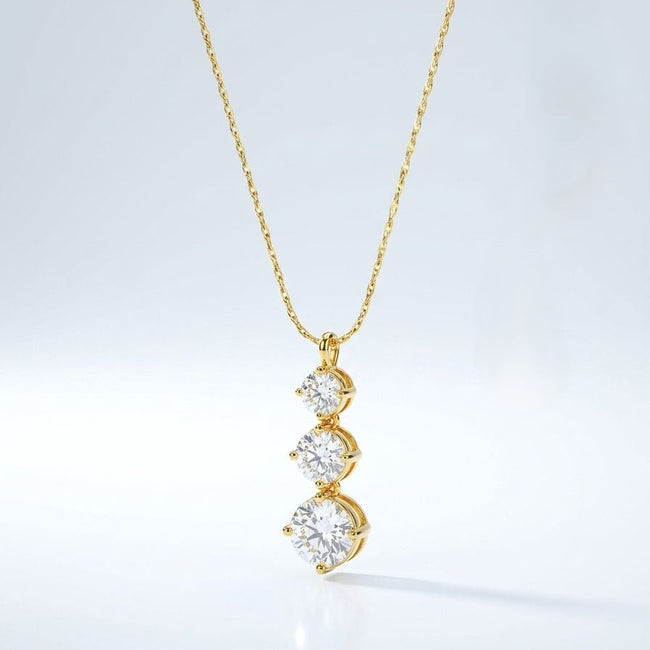 Trio Drop Necklace