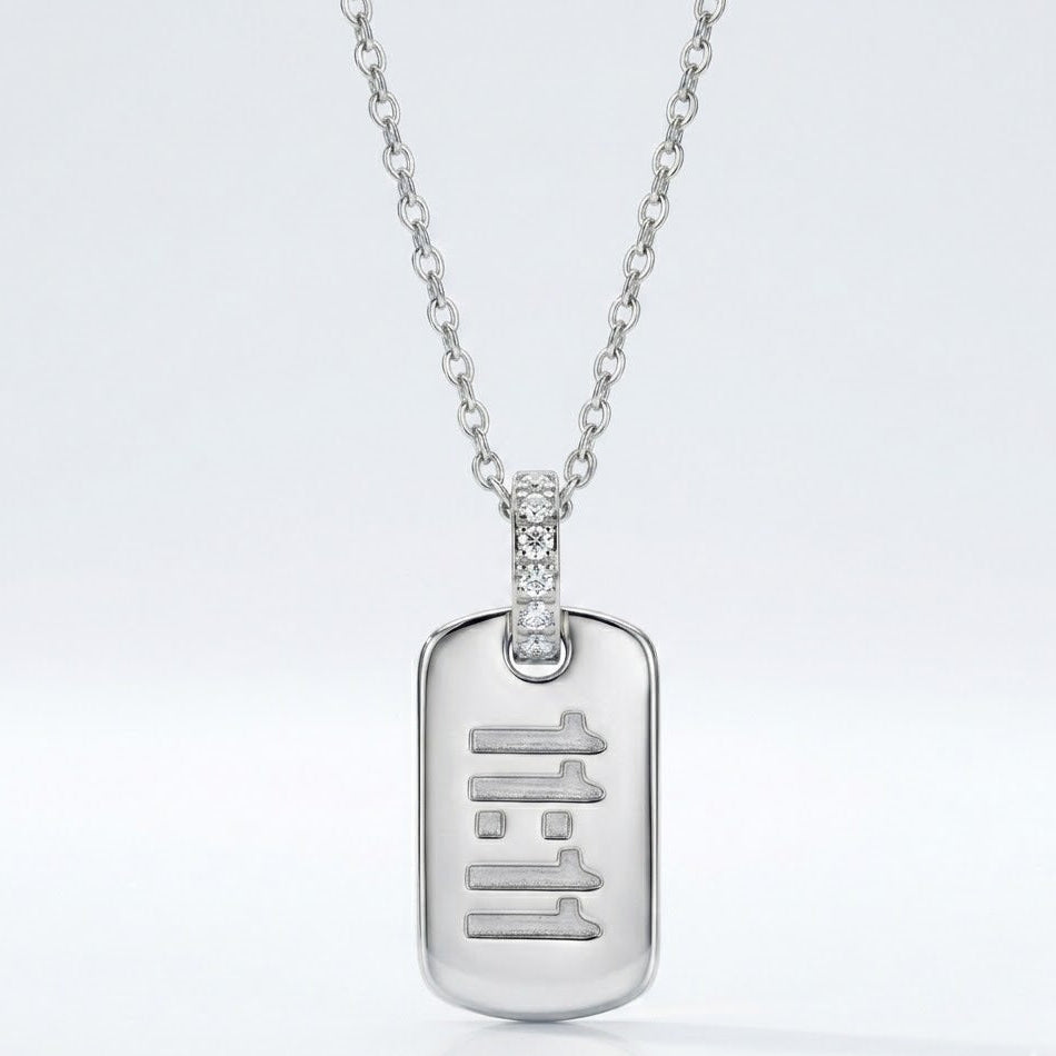 Make a wish necklace (silver)