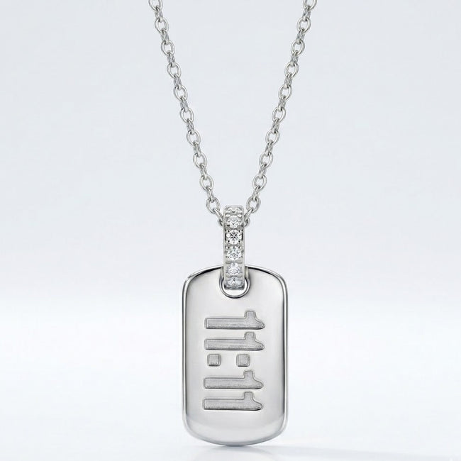 Make a wish necklace (silver)