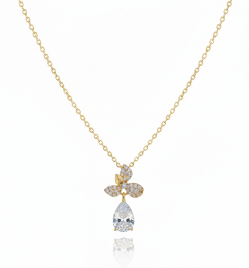 Flora Bloom Drop Necklace