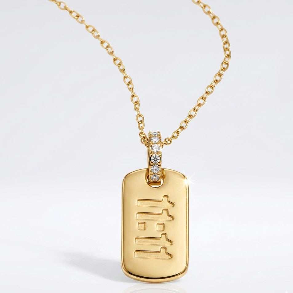 Make a wish necklace (gold)