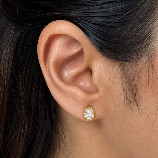 Teardrop Studs