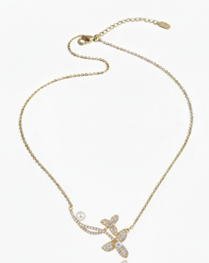 Pearl Blossom Necklace