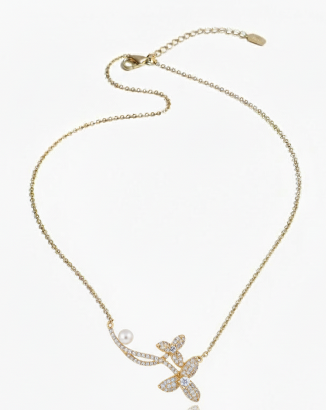 Pearl Blossom Necklace