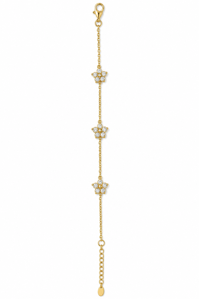 Daisy Charm Bracelet