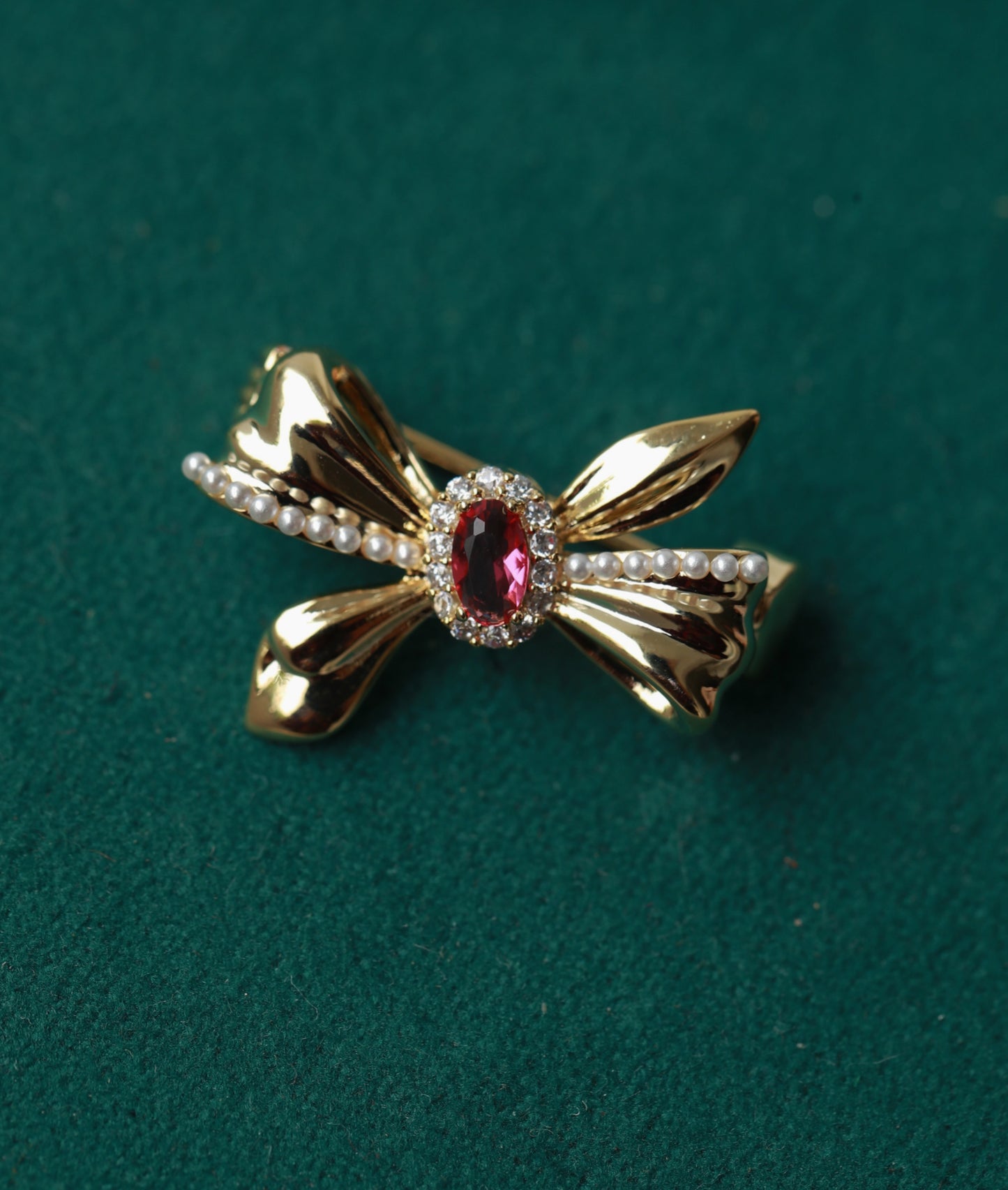 Scarlet Elegance Brooch