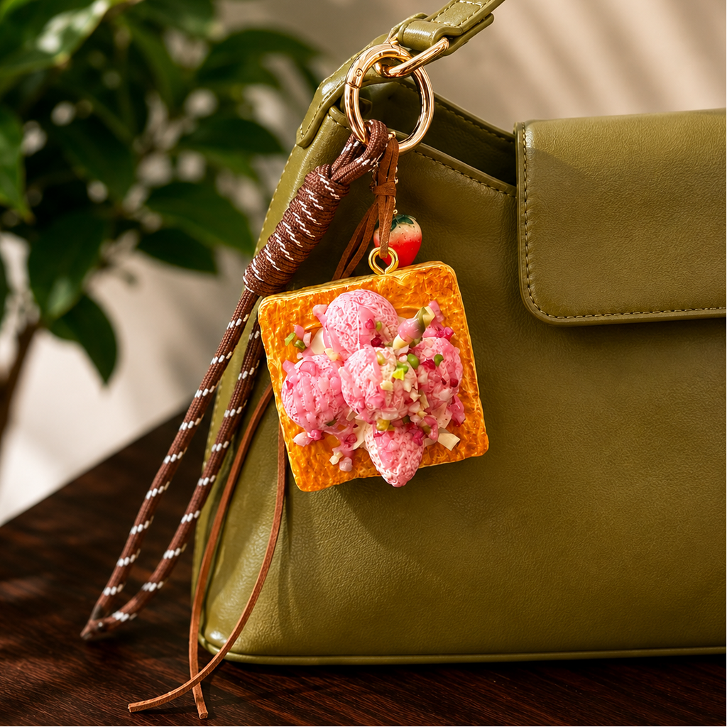 Sweet Scoop Bag Charm