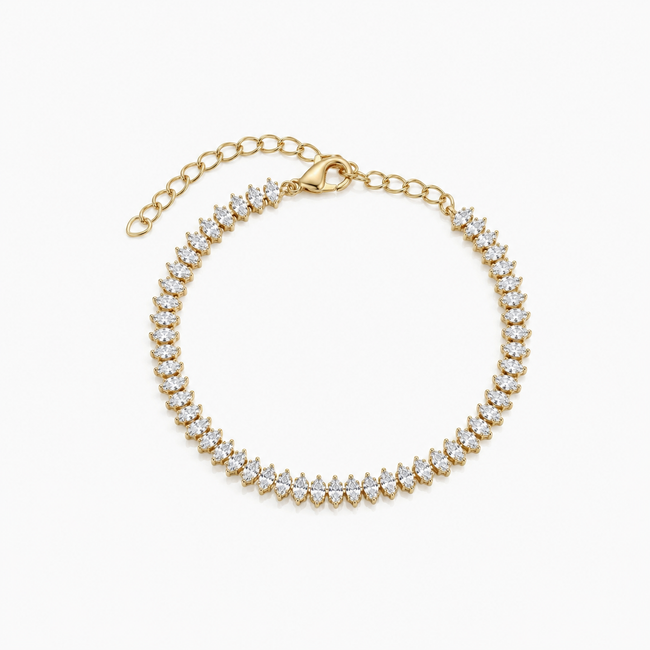Iconic Tennis Bracelet (Gold)