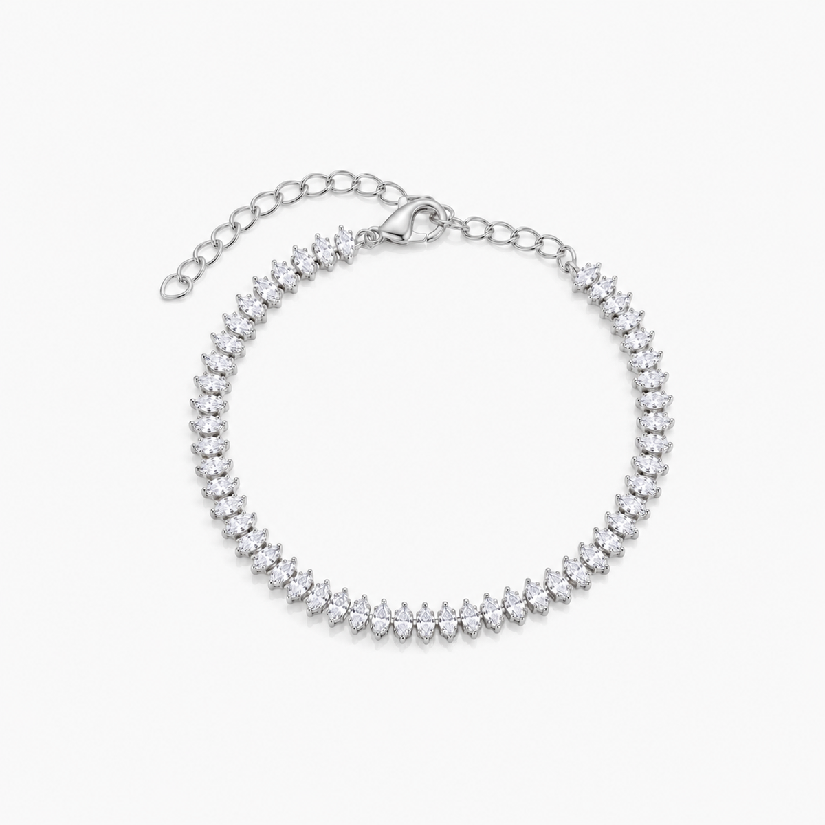 Iconic Tennis Bracelet (Silver)