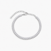 Iconic Tennis Bracelet (Silver)
