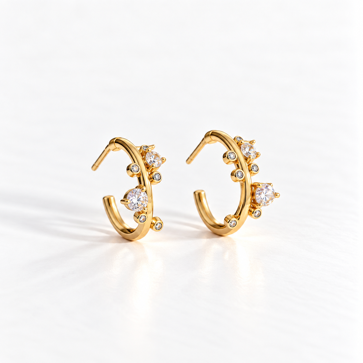 Crystal Hoops