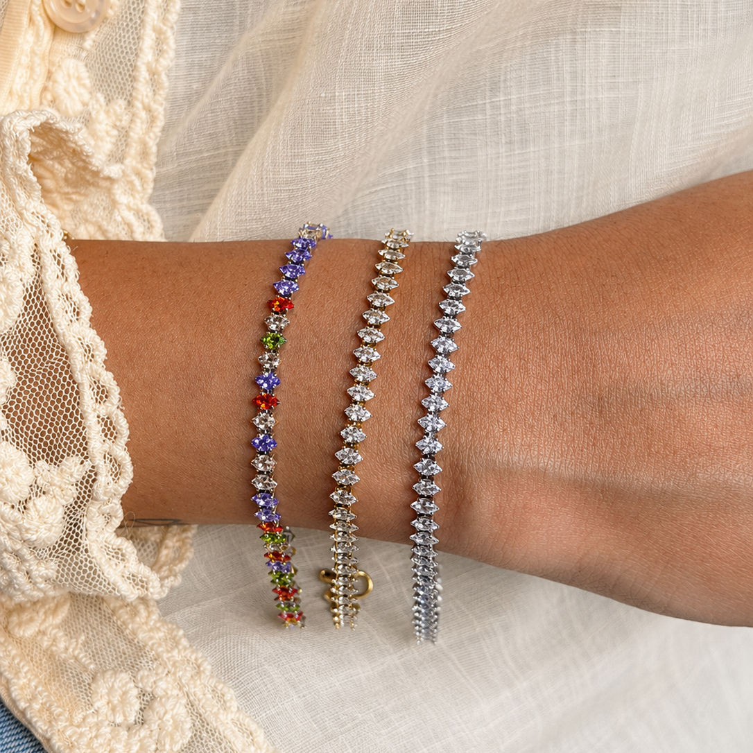 Iconic Tennis Bracelet (Gold)