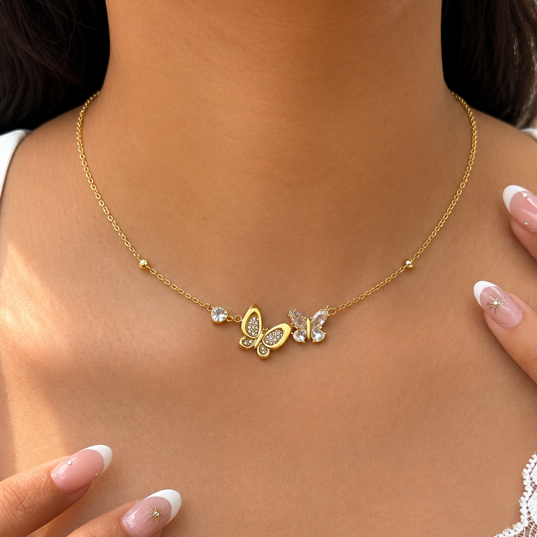 Flutter Heart Necklace