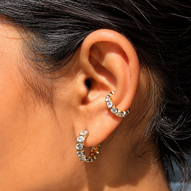 Everyday Sparkle Hoops