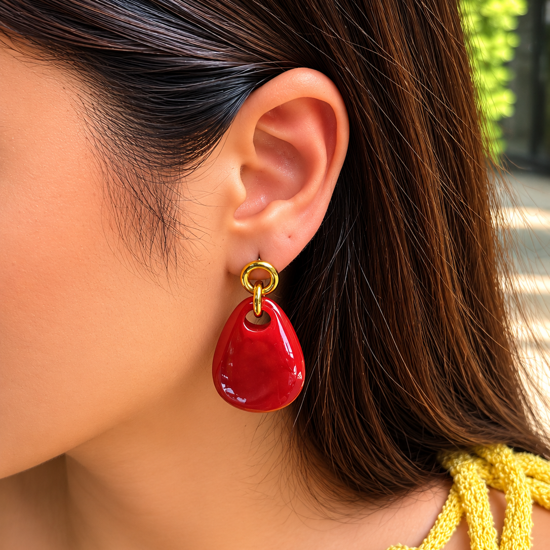 Amber Earrings