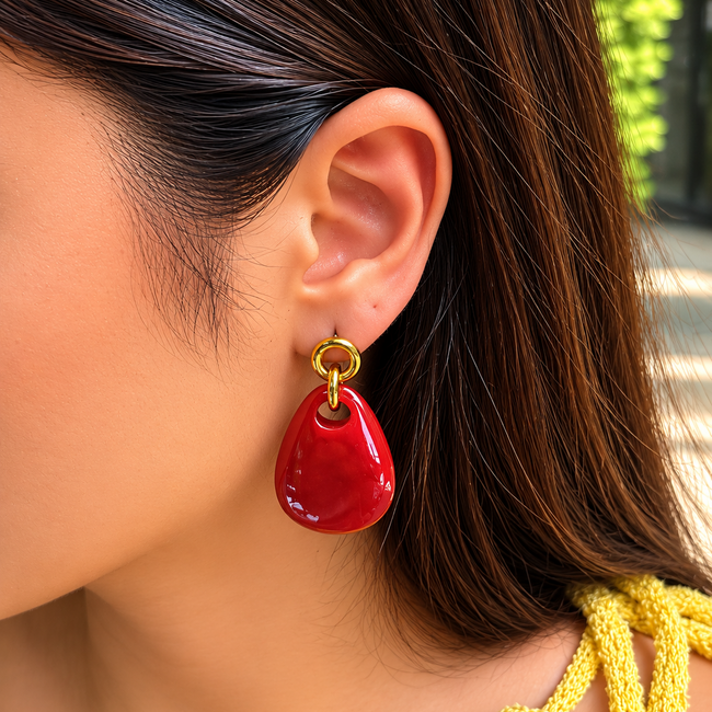 Amber Earrings