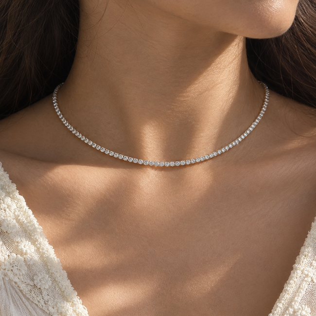 Classic Tennis Necklace