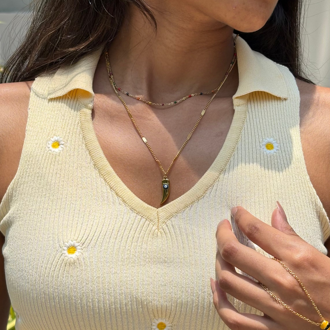 Kira Tusk Necklace