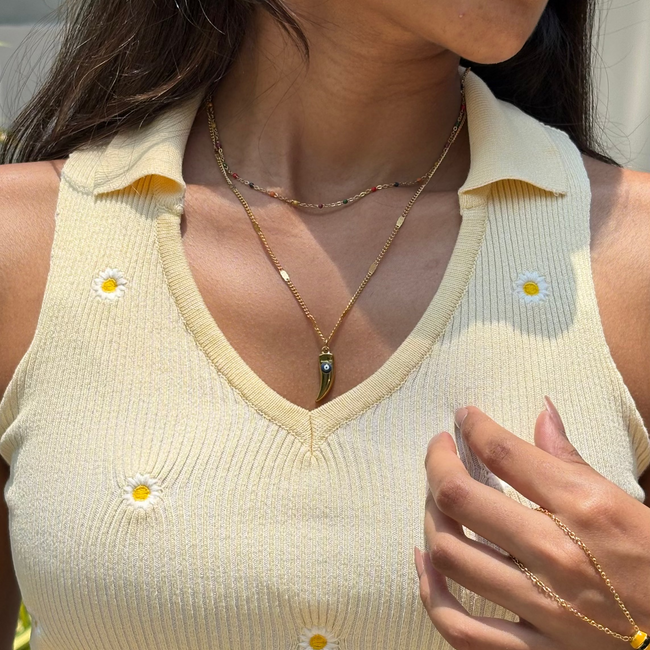 Kira Tusk Necklace