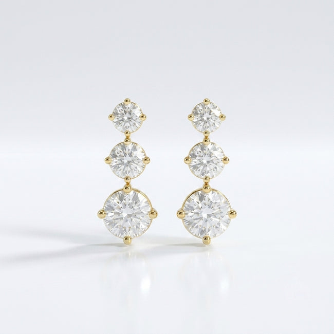 Trio Drop Studs
