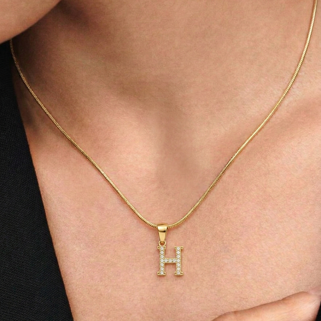 Initial Glow Necklace