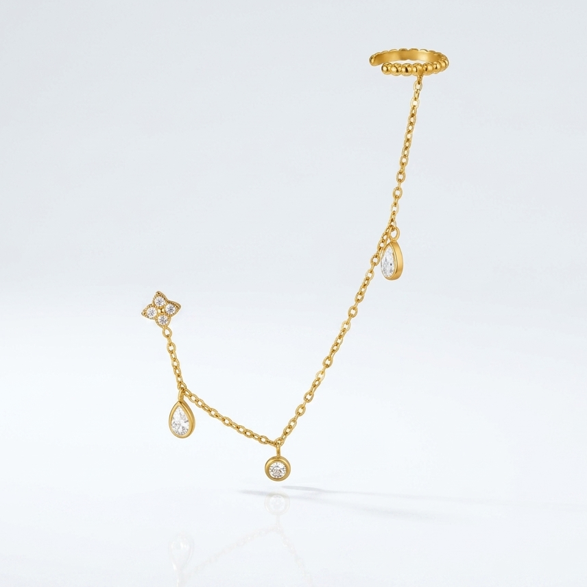 Elite Drop Ear Cuff
