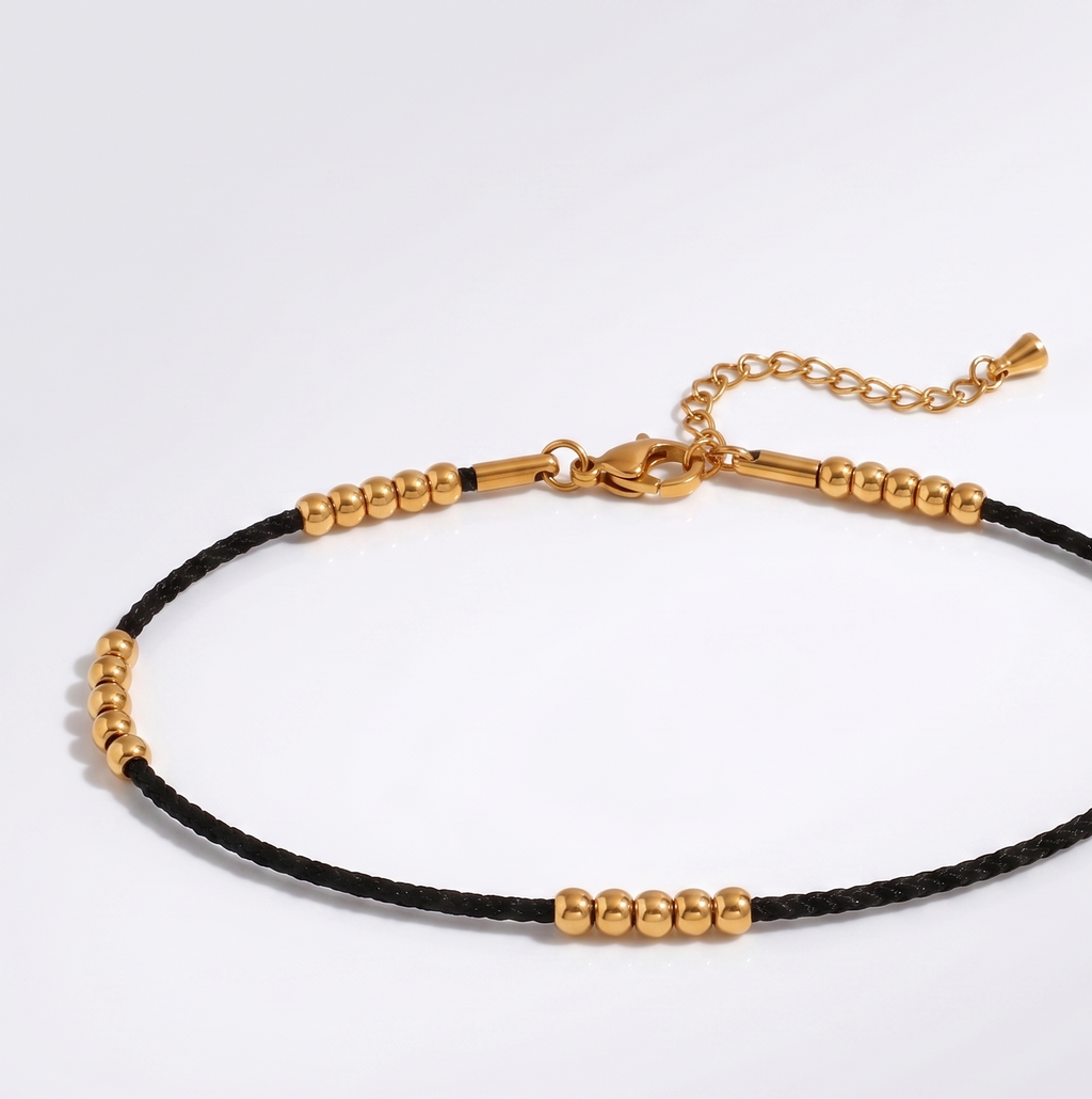Noir Charm Anklet