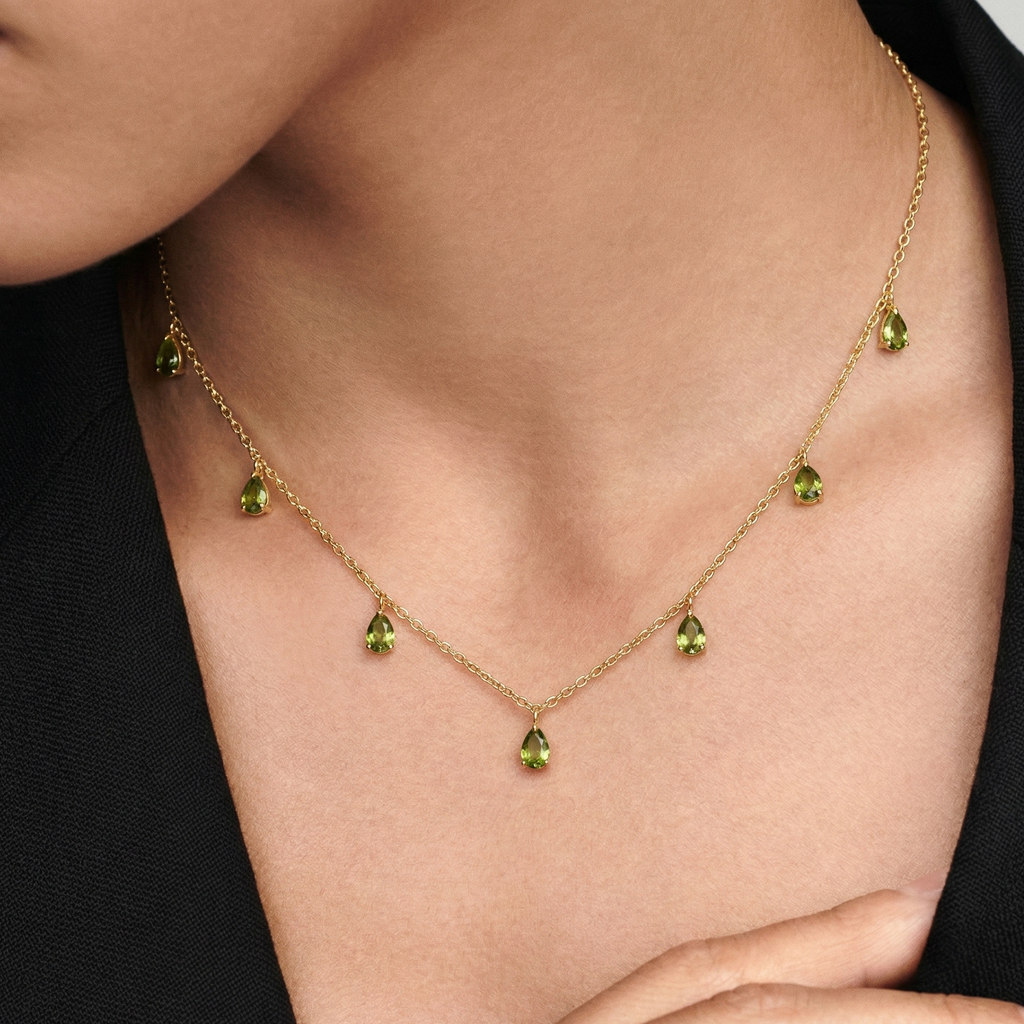 Trinity Gem Necklace