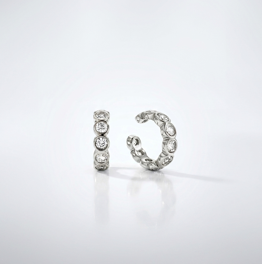 Serene Ear Cuff -Silver(white)