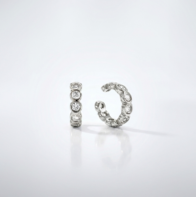 Serene Ear Cuff -Silver(white)