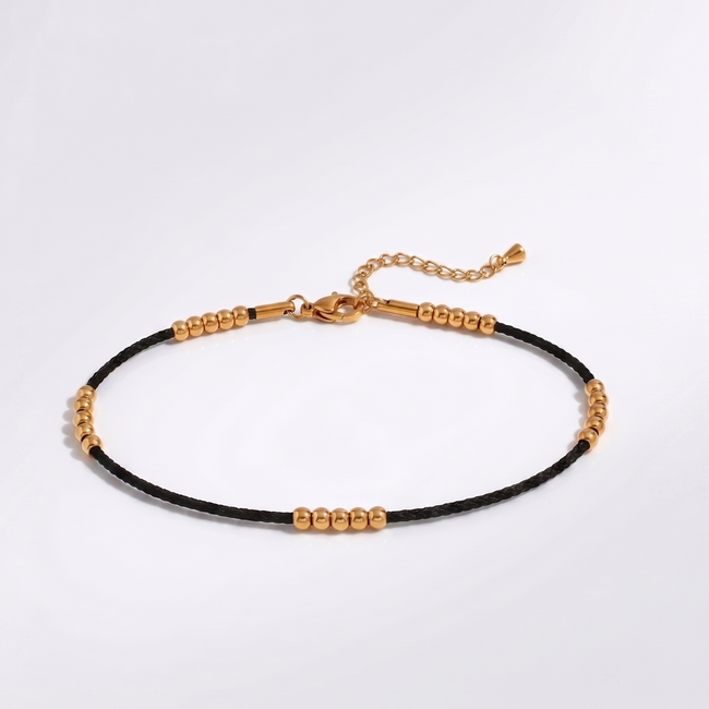 Noir Charm Anklet