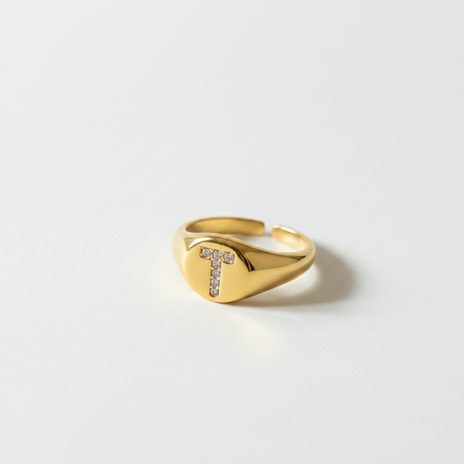 Chérie Initial Ring