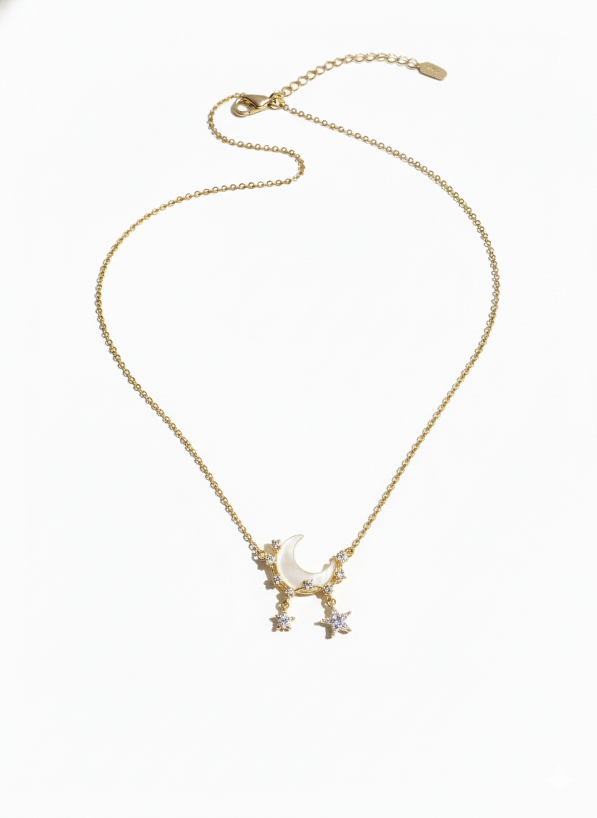 Moonlit Drop Necklace