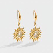 Amber Sun Hoops