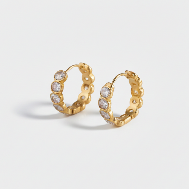 Everyday Sparkle Hoops