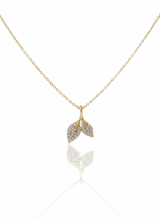 Aurora Leaf Necklace