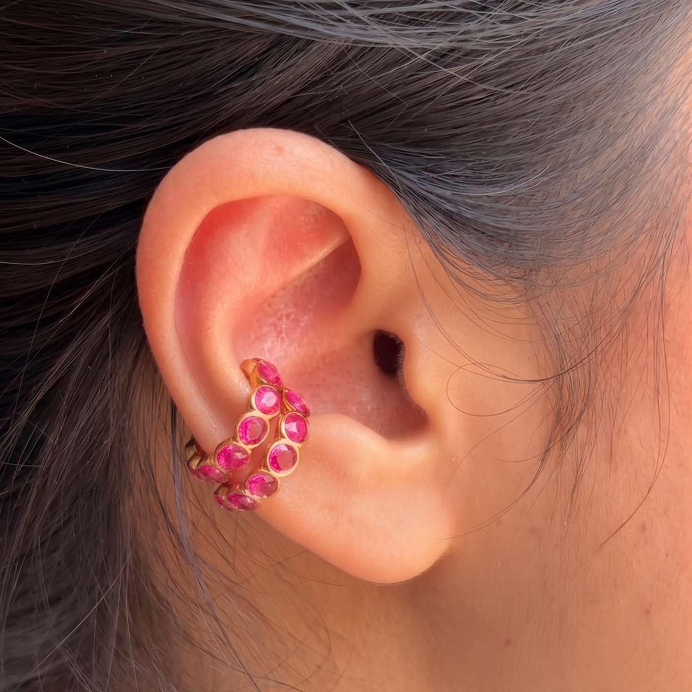 Serene Ear Cuff (Pink)