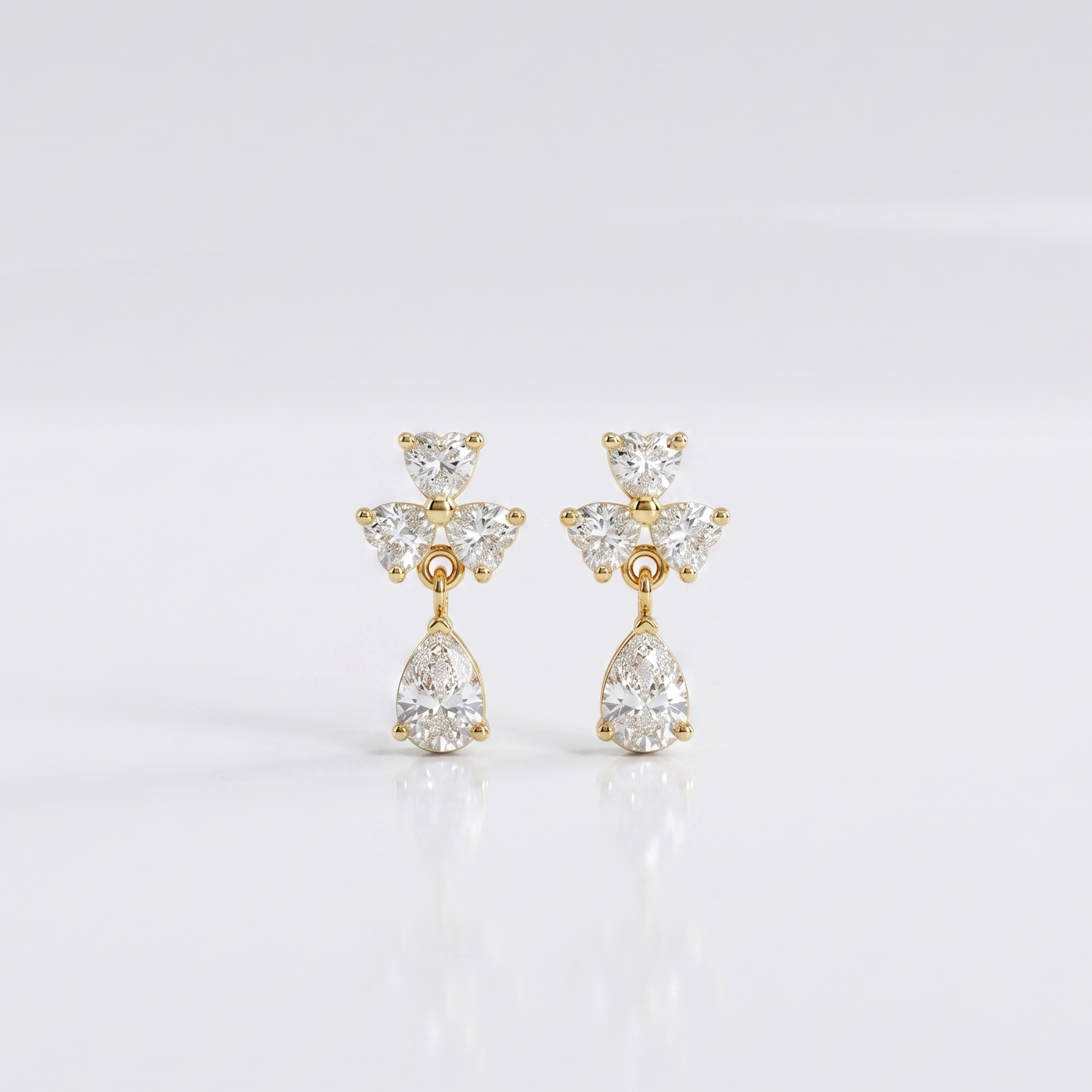 Fern Drop Studs