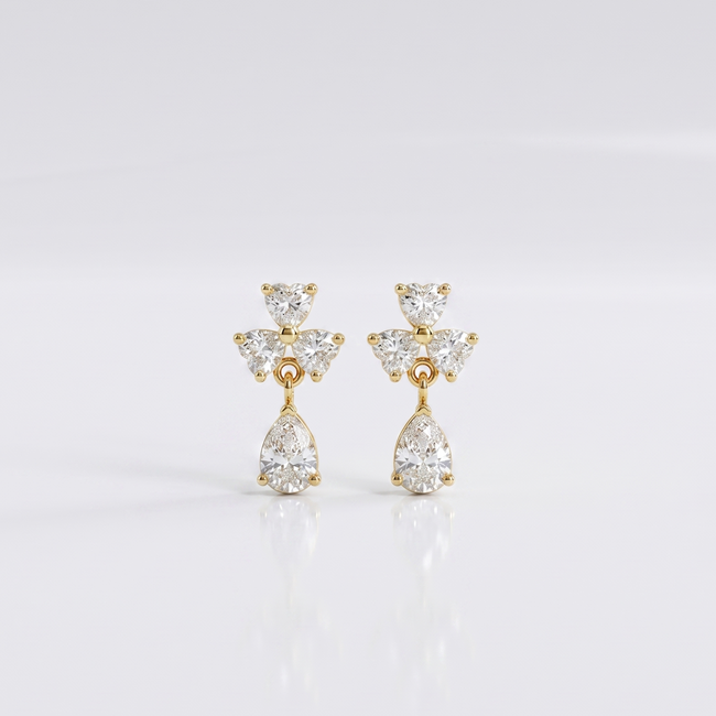 Fern Drop Studs