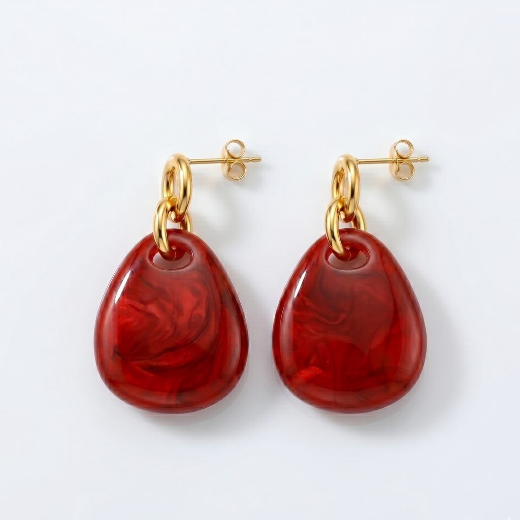 Amber Earrings