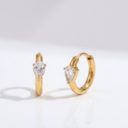 Opal Hoops -Gold