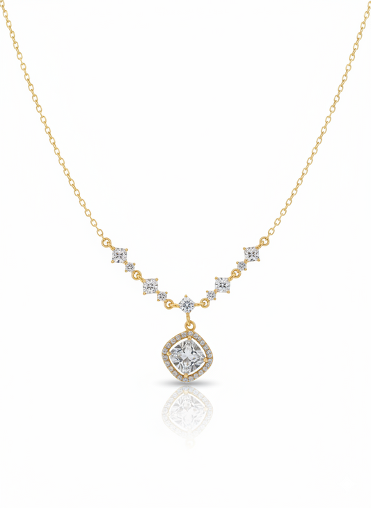 Solitaire Spark Necklace
