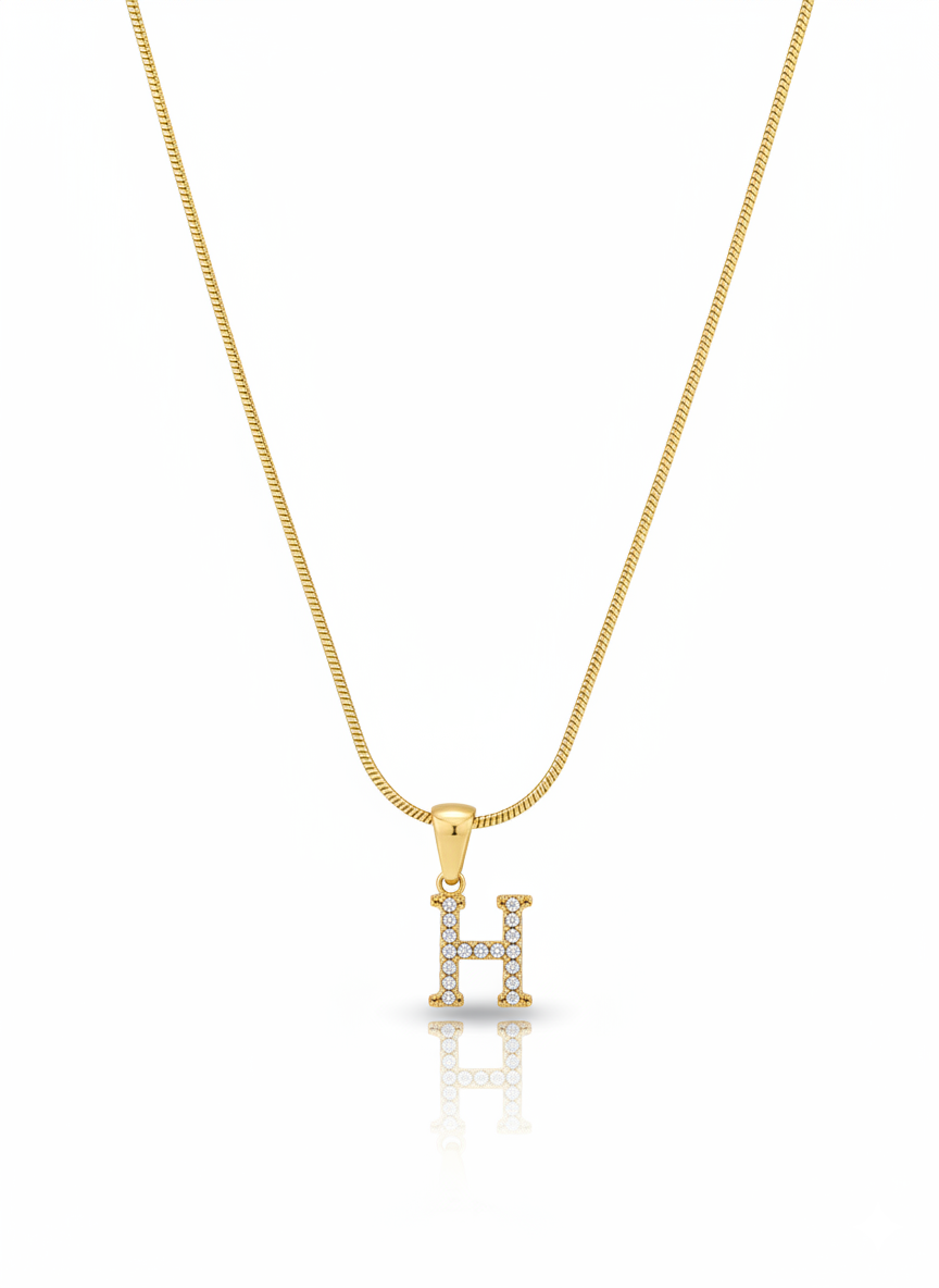Initial Glow Necklace