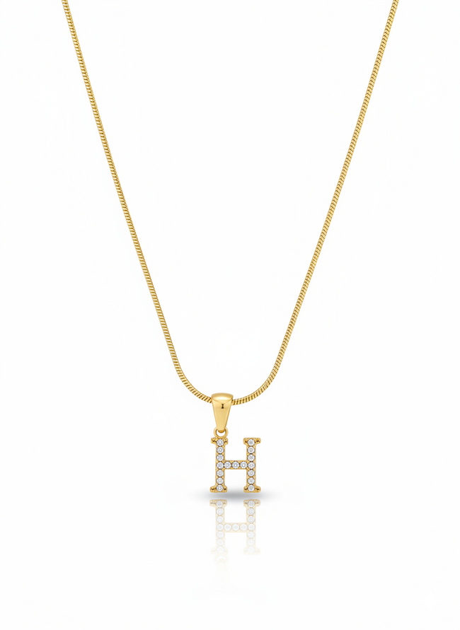 Initial Glow Necklace